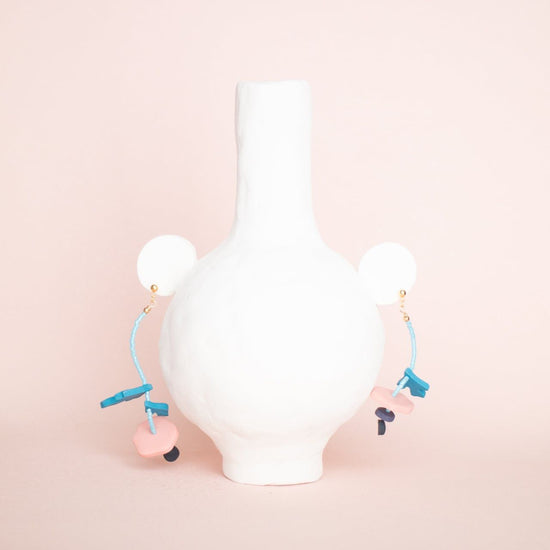 enogu -botanic- anemone type-b [Pierced earrings/Clip-on earrings].