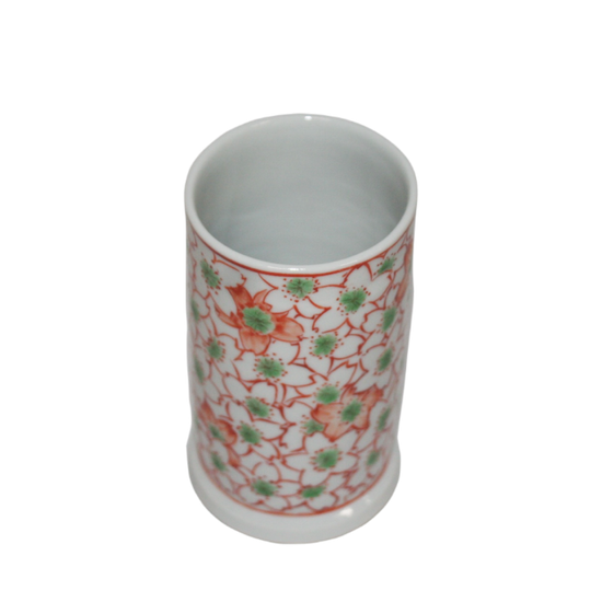 [Eisyou] Writing tube with cherry blossom-zume design