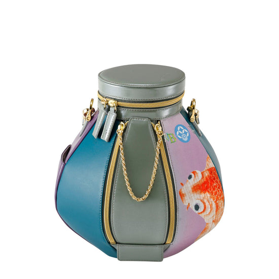 HOZUKI LANTERN mini:gold fish turquoise