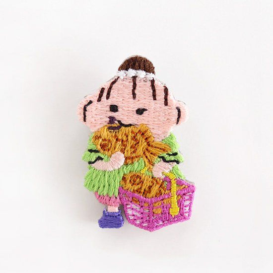 [Collaboration] pokefasu Pokefasu Taiyaki Bottle Brooch Fat Bottle Badge