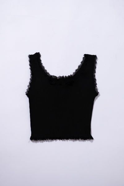 Lace Knit Tank Top