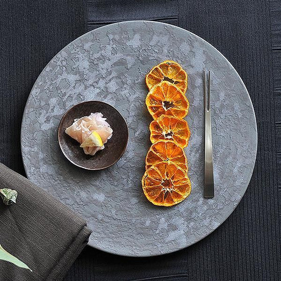 Cuisine Black Matte Mame-dish, black type, Western tableware, small dish, made in Japan, Minoyaki, stylish, modern