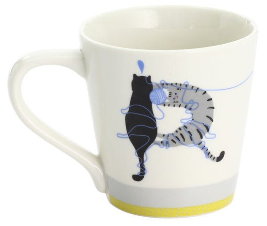 Cat Alphabet Mug R (13096)