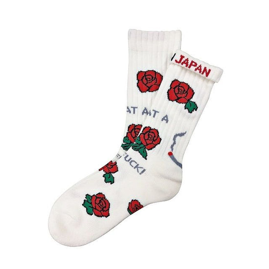 "ROSE -white-" Socks