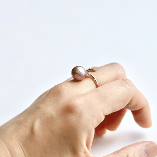 Tomato Ring 18k Pink Gold Plated