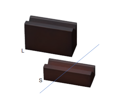 [Special Price] Pairing Stand L for 2 rings, natural wood, 1 piece AR-1145NW-L-CHO