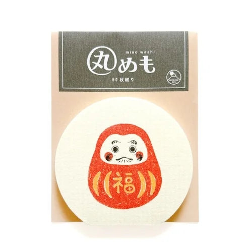 Furukawa Shiko Maru-Memo Round Memo Pad – Daruma
