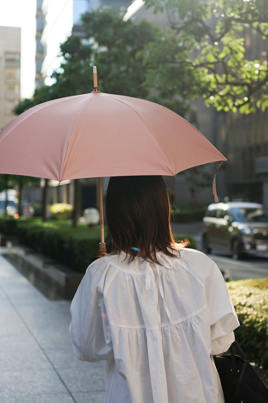 Cotton Lawn Shade Women Long Umbrella 50cm 8 Bones