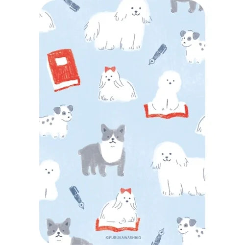 Furukawa Shiko Clear Bookmark for Paperbacks – Book and Dog