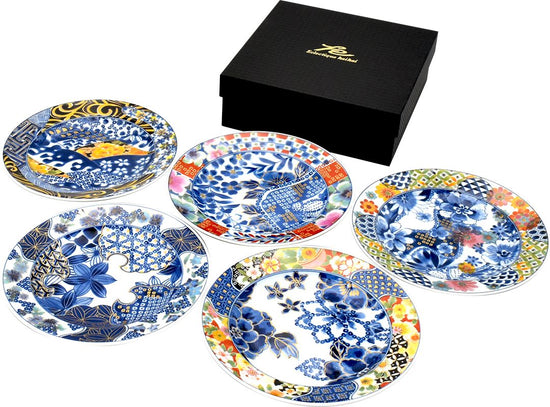 Banquet, set of 5 multi-purpose plates