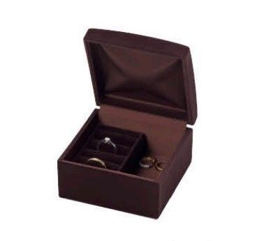 Jewelry Box with Ring Holder, Flocking Fabric RS Series, 10 pieces, RS-140-RBC