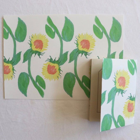 Sunflowers Book Cover and Bookmark
