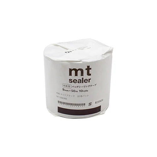 mt Sealer Bag-Sealing Tape (10-Pack) – Matte Black, 9mm×50m