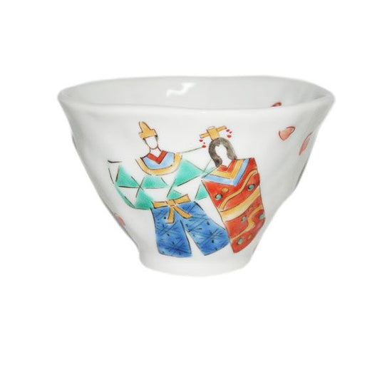 [Eisyou] Rice Bowl with Design of Hina Dolls (Small)