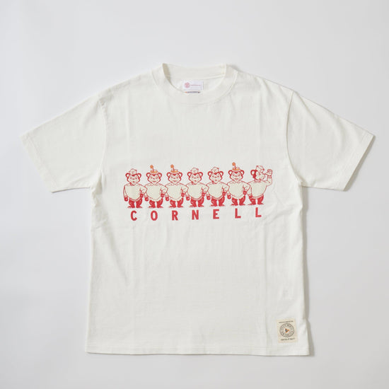 FELCO S/S HI CREW TEE - CORNELL UNIVERSITY BEARS PRINT