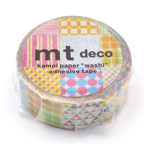 mt Masking Tape 1P – Geometric, 15mm×7m