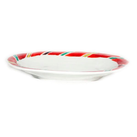 [Eisyou] 8" oval dish with mamdo pattern