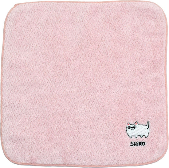 Three cat brothers embroidered handkerchief shiro