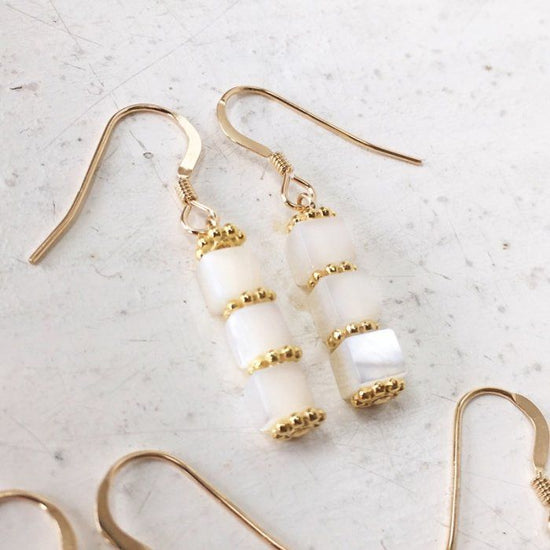 Cube short pierce/earring