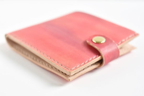 Country red No.87 (Bifold wallet with hook)