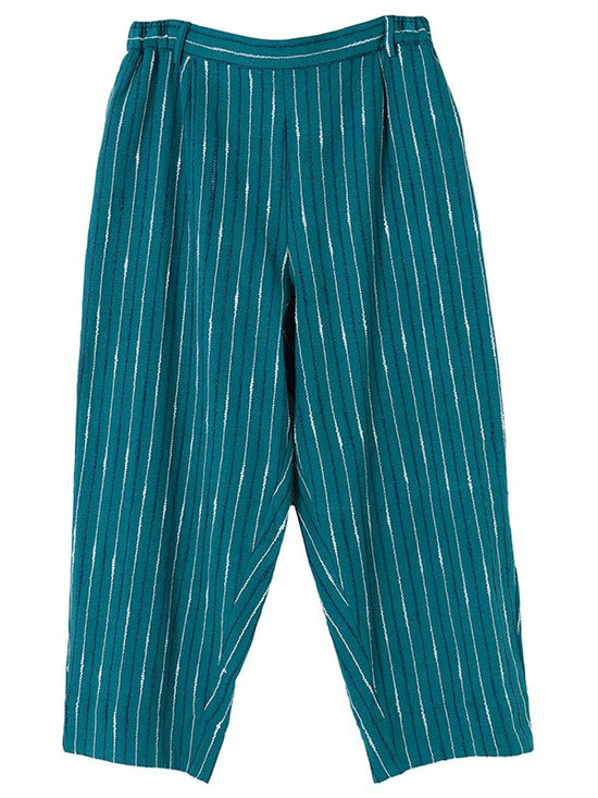 Slub Rope Sashiko-style Dobby Cotton Pants (3 colors)