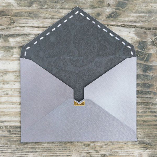 [Gray & Paisley] Stylish Envelope with Card HOH01C