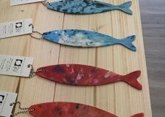 Fish key chain (large)