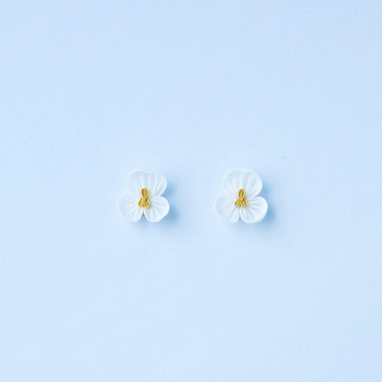 Pierced Earrings in Nemesia