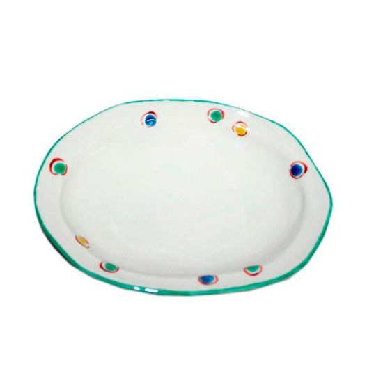 [Eisyou] Polka Dot Pattern 6" Oval Dish
