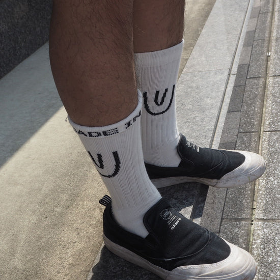 "Symbol -white-" Socks