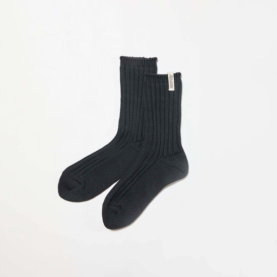 Low Gauge Socks "Valencia" S (22-24cm) - Black