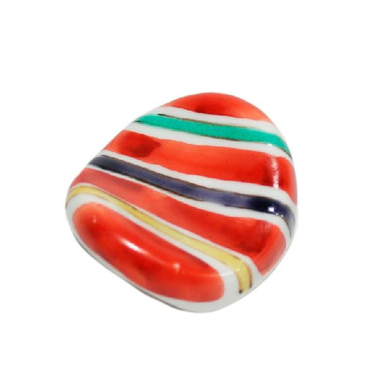 [Eisyou] Chopstick rest with oval chopstick handle in mamdo pattern