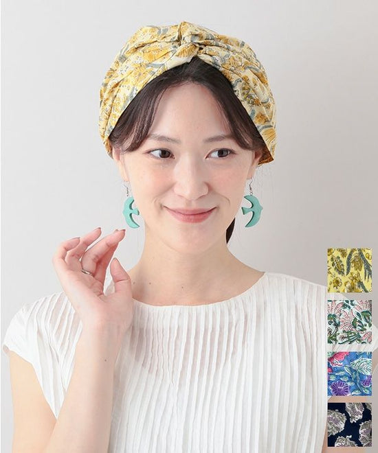 Block Print Hair Band H25S211 [in stock from mid-March].