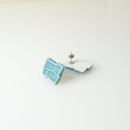 Flat weave Pierced earrings