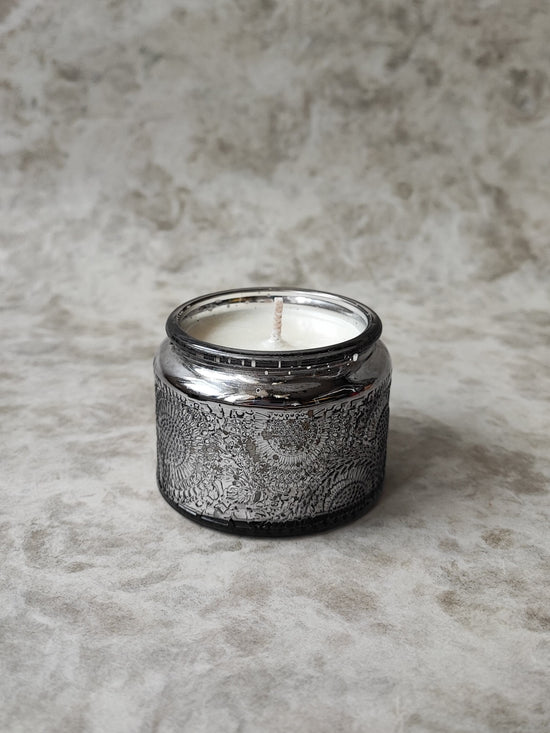 Glass jar candle / Scented soycandle (MISTY MORNING)