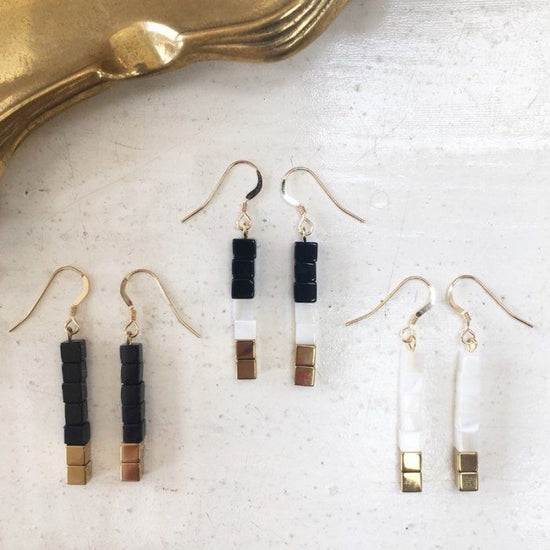 Cube MIx short pierce/earring