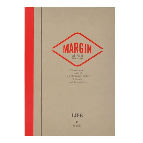 LIFE Margin Notebook – A5, Plain