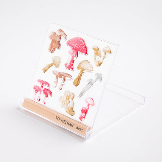 TO-MEI HAN Mushrooms -Super Reproduction Clear Stamp
