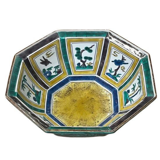 [Eisyou] Old Kutani octagonal bowl