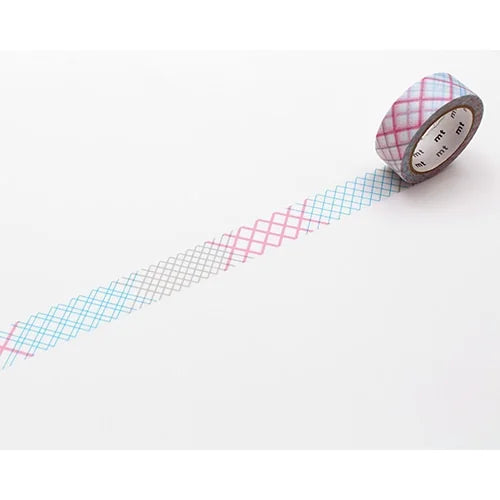 mt Masking Tape 1P – Multi Cross, 15mm×7m