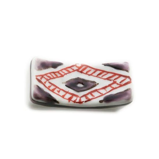 [Eisyou] Chopstick rest with cobblestone design (purple)