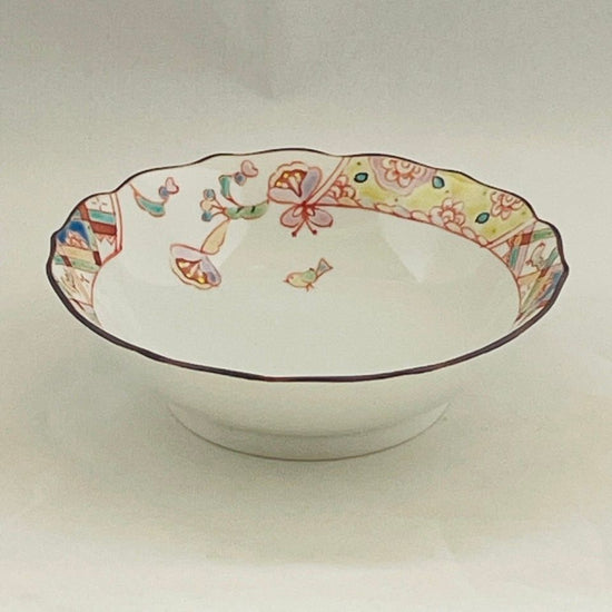 [Ginshu Kiln] Spring-flowering flower 4.3" shallow bowl