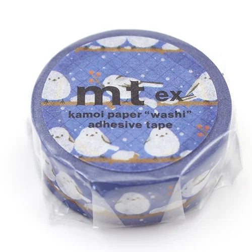 mt Masking Tape ex – Shima-Enaga Bird in Winter, 15mm×7m