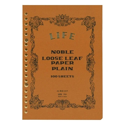 LIFE Noble Loose Leaf – A5, Plain