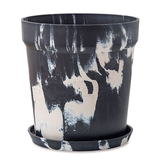 81060 [PLUS THE GREEN] Urban plant pot charcoal/milk