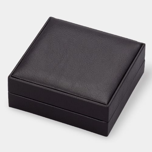 Case for rings, pair rings and necklaces, soft leather style series, 12 pieces, CB-793RN