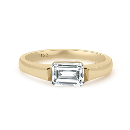 mezzanotte / emerald cut