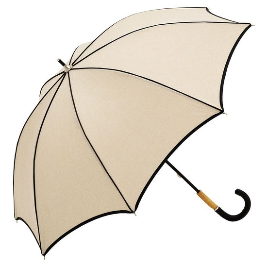 Long Umbrella with Plain Piping