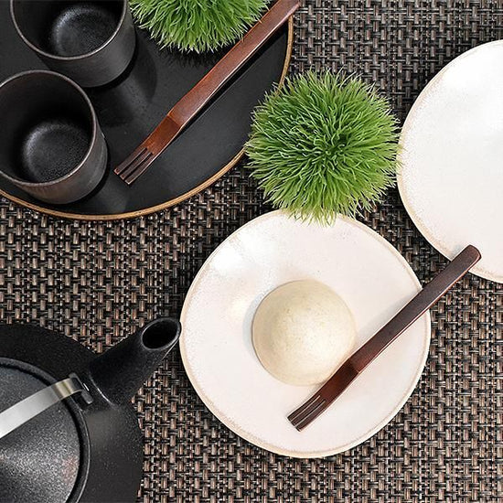 Titanium Matte White 4-Way 3.5 Dish, white type, Japanese tableware, small dish, made in Japan, Minoyaki, stylish, modern