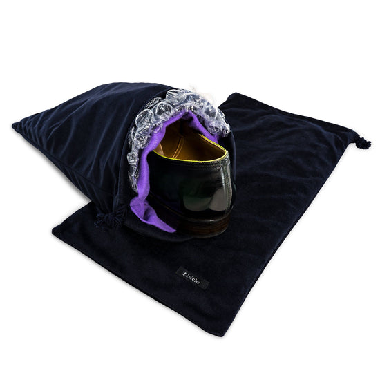 Cushion Bag (Navy Blue × Purple)